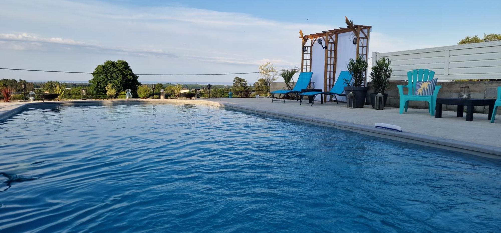 Villa Bistinetti Rez De Villa Tout Confort Avec Piscine Penta di Casinca Eksteriør billede